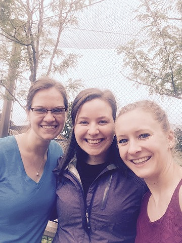 7. Emily with friends