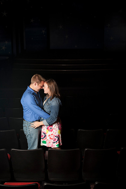 chanhassen dinner theater engagement photography
