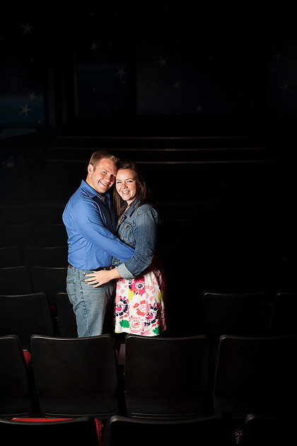 chanhassen dinner theater engagement photography